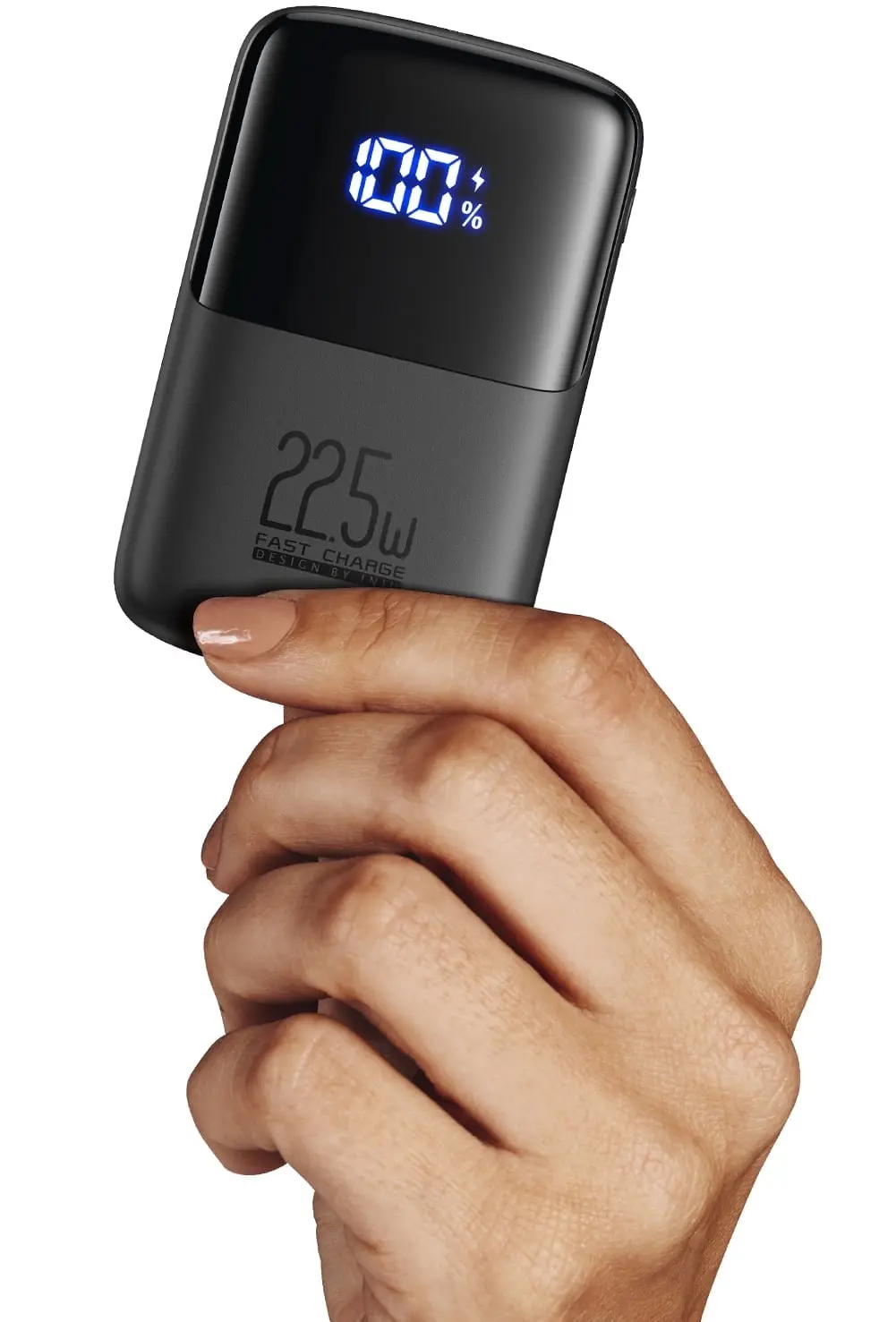 INIU Portable Charger, Smallest 22.5W 10000mAh Fast Charging Power Bank for iPhone & Samsung, Black image 1