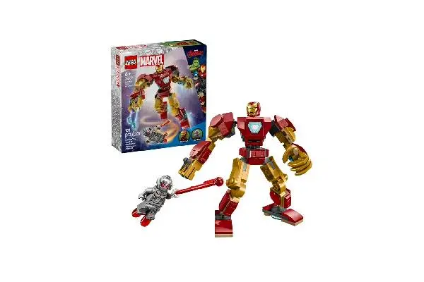 LEGO Marvel Iron Man Mech vs. Ultron Building Toy Set - Iron Man Toy for Kids, Boys and Girls, Ages 6+ - Buildable Action Figure - Superhero Gift for Birthday - 76307 image