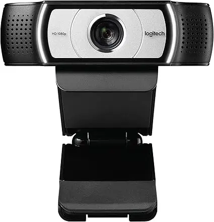 Logitech C930e 1080P HD Video Webcam - 90-Degree Extended View, Microsoft Lync 2013 and Skype Certified - Black image 1
