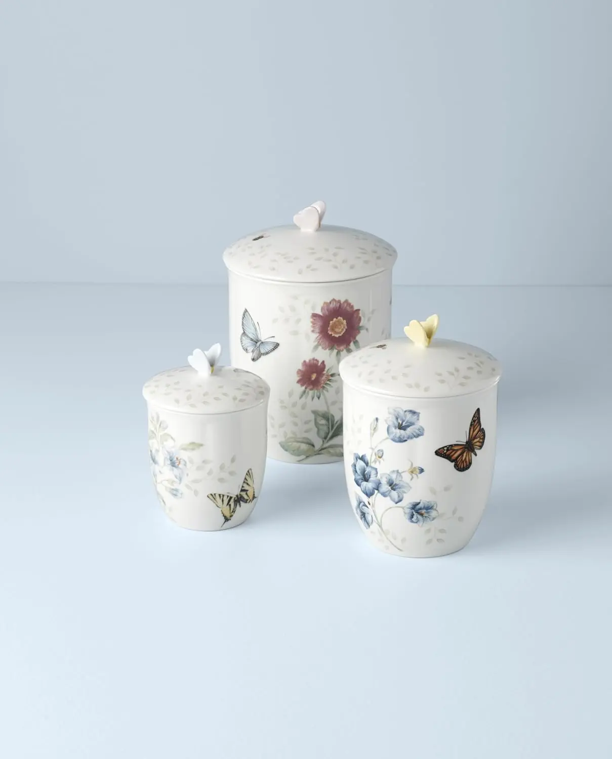 Lenox Butterfly Meadow 3-Piece Canister Set, 6.60 LB, Multi image 3