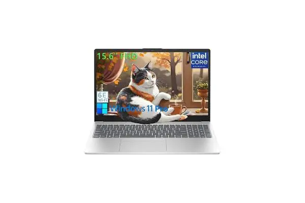 HP Laptop Computer 15.6" FHD for Student Home and Business, Intel 4-Core Processor (Beat i3-1115G4), 32GB DDR4 RAM, 1TB PCIe SSD, WiFi 6E, Bluetooth 5.3, Type-C, HDMI, Windows 11 Pro, BEF-ectoy image