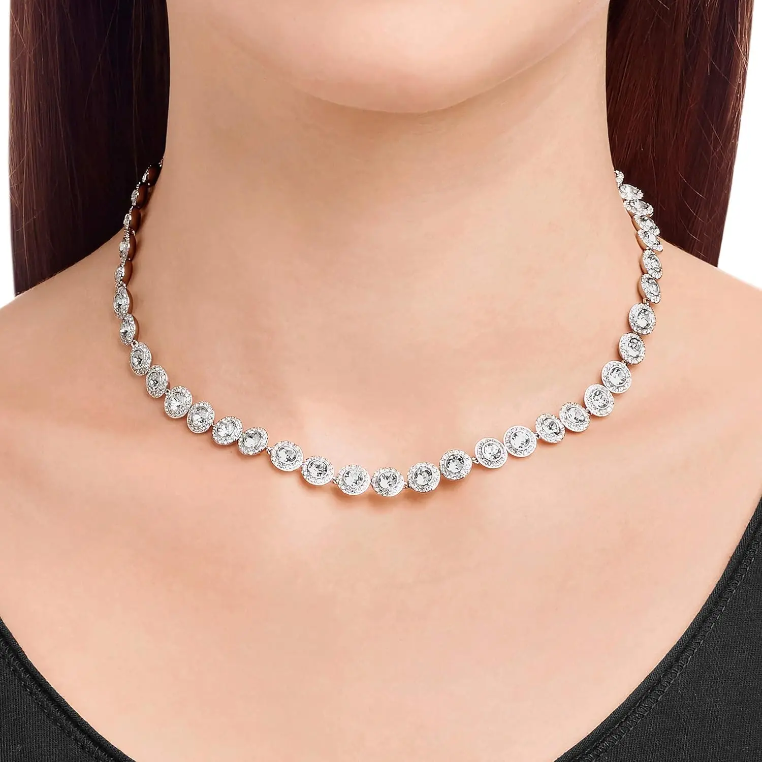 Swarovski Una Angelic All-Around Crystal Necklace Collection image 4
