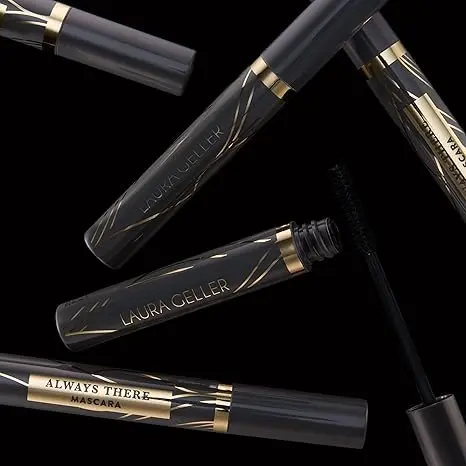 LAURA GELLER NEW YORK Always There Lengthening Mascara in Black - Defining, Curling, Buildable Formula Eye Makeup- Innovative Lengthening Brush - 1 count image 5