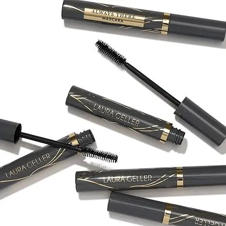 LAURA GELLER NEW YORK Always There Lengthening Mascara in Black - Defining, Curling, Buildable Formula Eye Makeup- Innovative Lengthening Brush - 1 count image 6