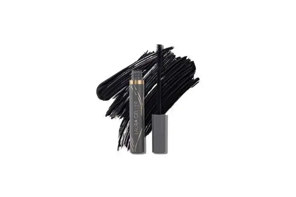 LAURA GELLER NEW YORK Always There Lengthening Mascara in Black - Defining, Curling, Buildable Formula Eye Makeup- Innovative Lengthening Brush - 1 count image