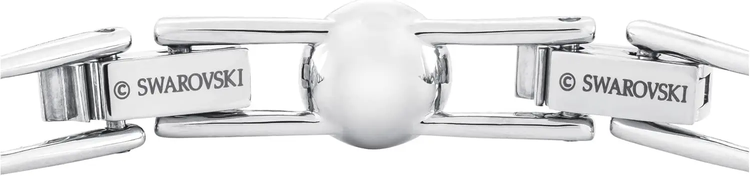 Swarovski Una Angelic Bracelet with White Crystals on a Rhodium Plated Setting image 4
