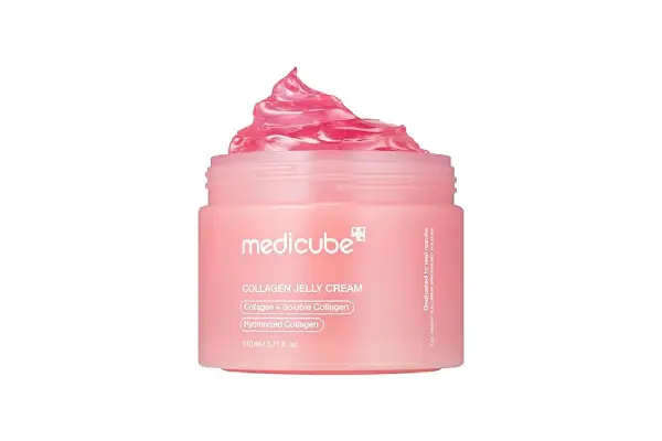 medicube Collagen Jelly Cream- Niacinamide & Freeze-Dried Hydrolyzed Collagen-Boosts skin barrier hydration & gives 24h Glow & Firmer looking skin | No artificial color, Korean skincare (3.71 fl.oz.) image