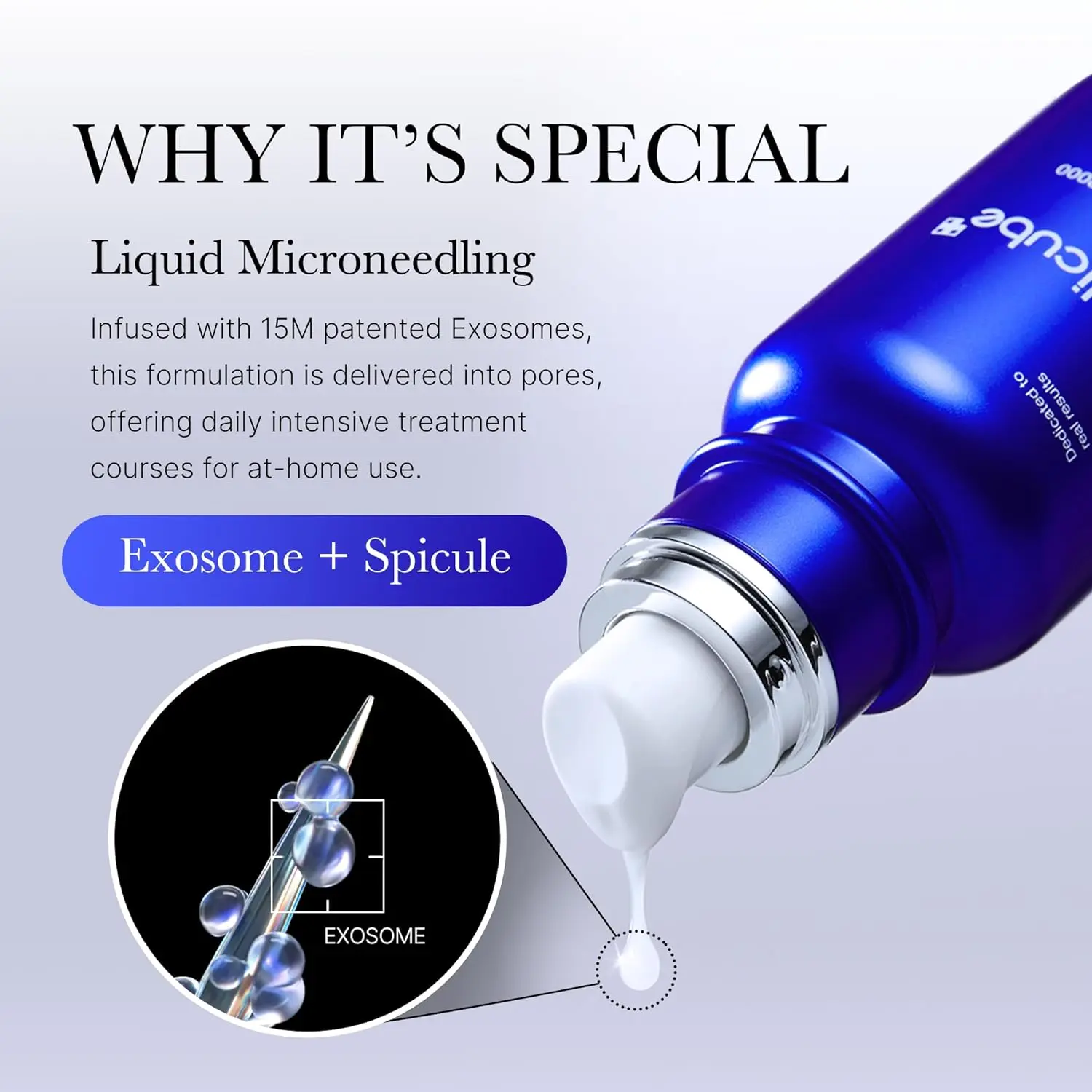 medicube Zero Exosome Shot 2,000 PPM Spicule Facial Serum | Liquid Skin Booster Serum | Exosome, AHA+BHA+PHA | Pore Care, Dead Skin Cells, Skin Texture | Korean Skin Care 1.01 fl.oz image 3