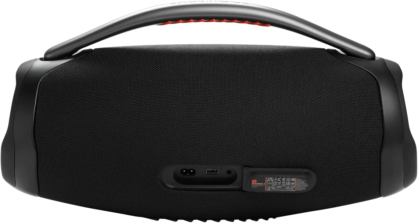 JBL Boombox 3 Black Portable Bluetooth Speaker with Massive Sound, Deepest Bass, IPX7 Waterproof, 24H Playtime, PartyBoost image 7