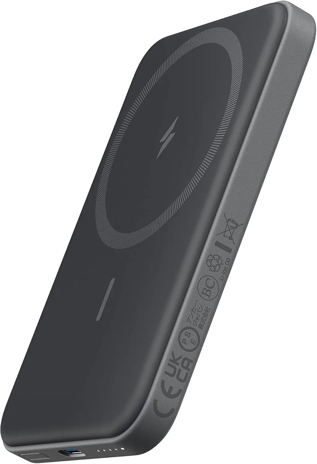 Anker 621 Magnetic Portable Charger (MagGo), 5,000mAh Wireless Power Bank with USB-C Cable, Magsafe-Compatible Battery Pack for iPhone 16/15/14/13/12 Series image 1