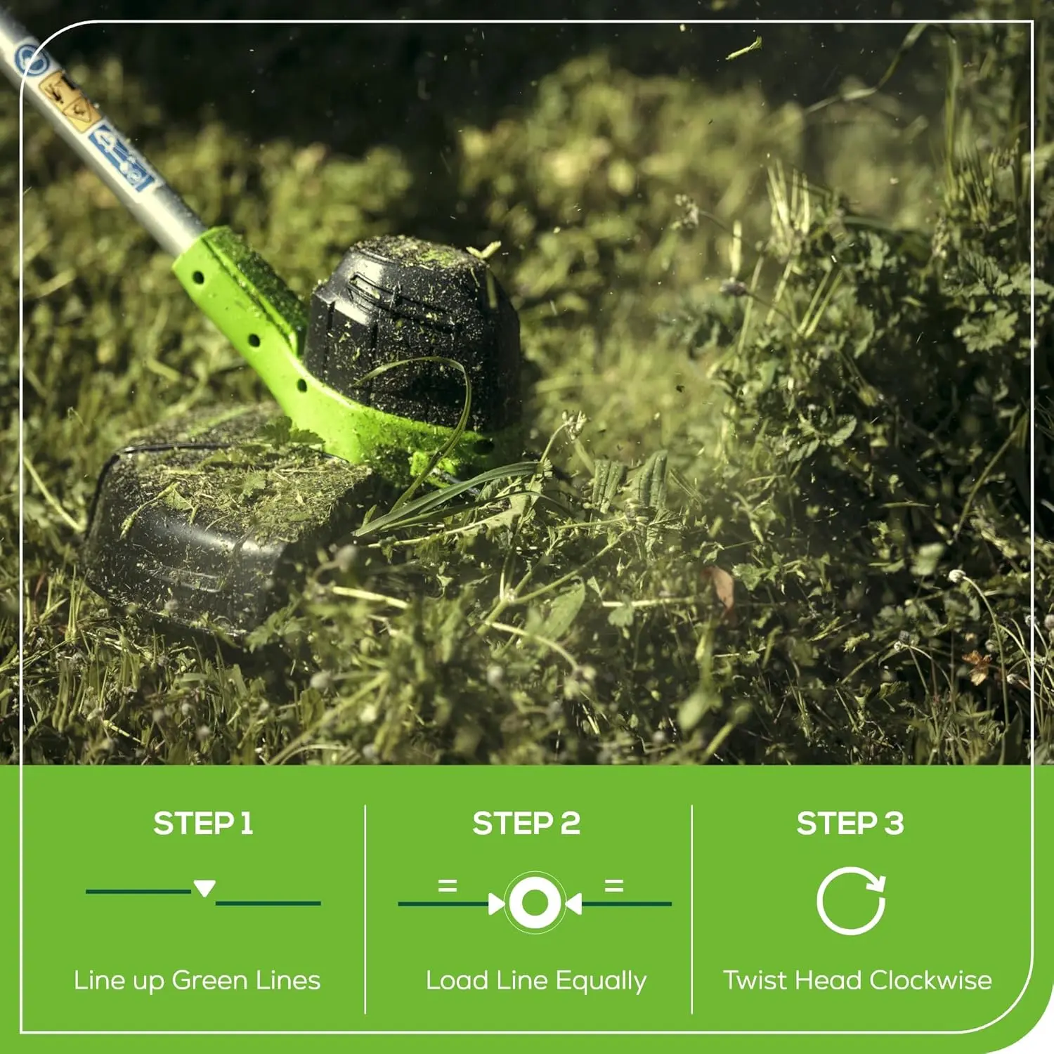Greenworks 40V Lawn Care Combo Kit, Trimmer & Blower for Edging & Leaf Cleanup, 2.0Ah Battery & Charger (Gas-Free Yard Duo) image 8