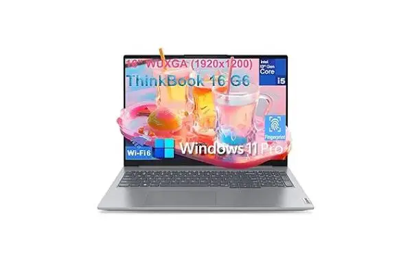 Lenovo 16" FHD Laptop Computers for Home Business Student, 13th Gen Intel Octa-Core i5-13420H (Beat i7-1355U), 32GB DDR5 RAM, 1TB PCIe SSD, WiFi 6, Thunderbolt 4, Fingerprint Reader, W11Pro, Wendbo image