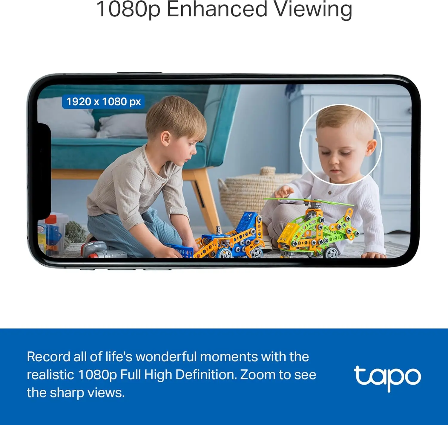 Tapo by TP-Link 1080P Indoor Security Camera for Baby Monitor, Pet Camera w/Motion Detection, 2-Way Audio Siren, Night Vision, Cloud & SD Card Storage, Works w/Alexa & Google Home, C100(4-Pack) image 3