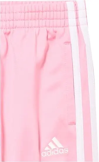 adidas Little Girl's Zip Front Classic Tricot Jacket and Joggers Set image 4