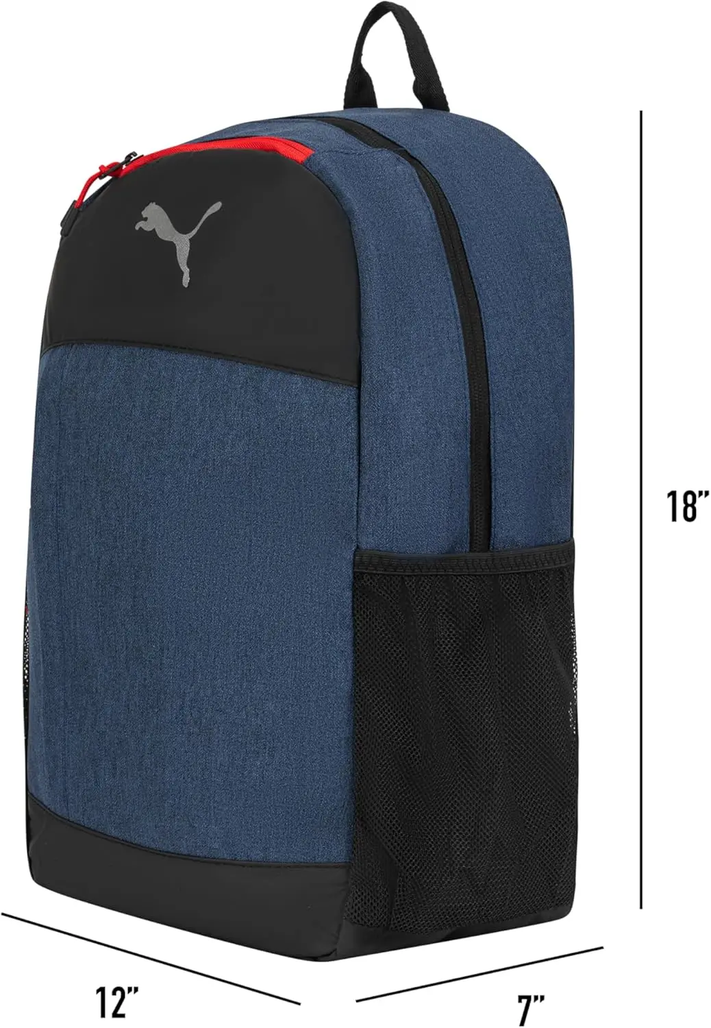 PUMA Unisex Kid's Terrain Backpack, Navy Blue Heather, Large image 7