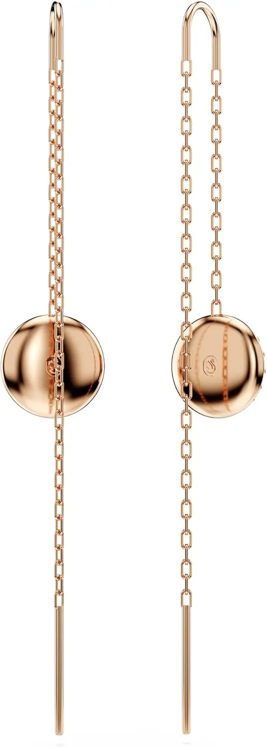 Swarovski Meteora Earrings Collection, Meteor Inspired Design with Snow Pavé of Clear Round Crystals image 4