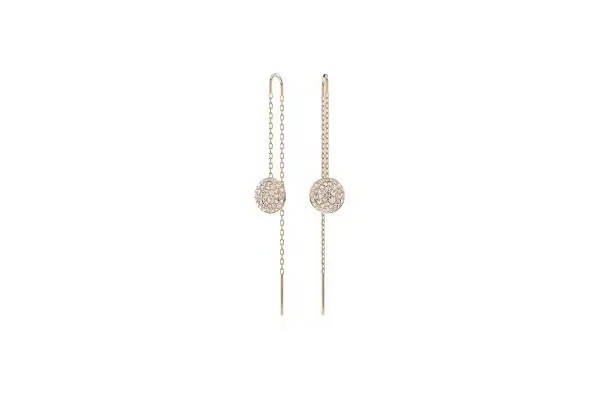 Swarovski Meteora Earrings Collection, Meteor Inspired Design with Snow Pavé of Clear Round Crystals image