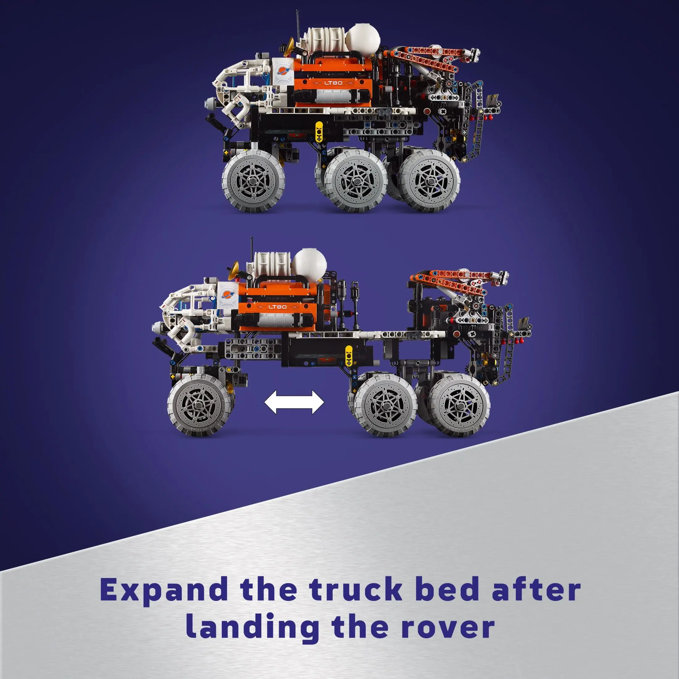 LEGO Technic Mars Crew Exploration Rover Building Set, Space Gift for Boys and Girls, Science Project, NASA Inspired Toy, Advanced Building Kit for Kids Ages 10 and Up, 42180 image 4