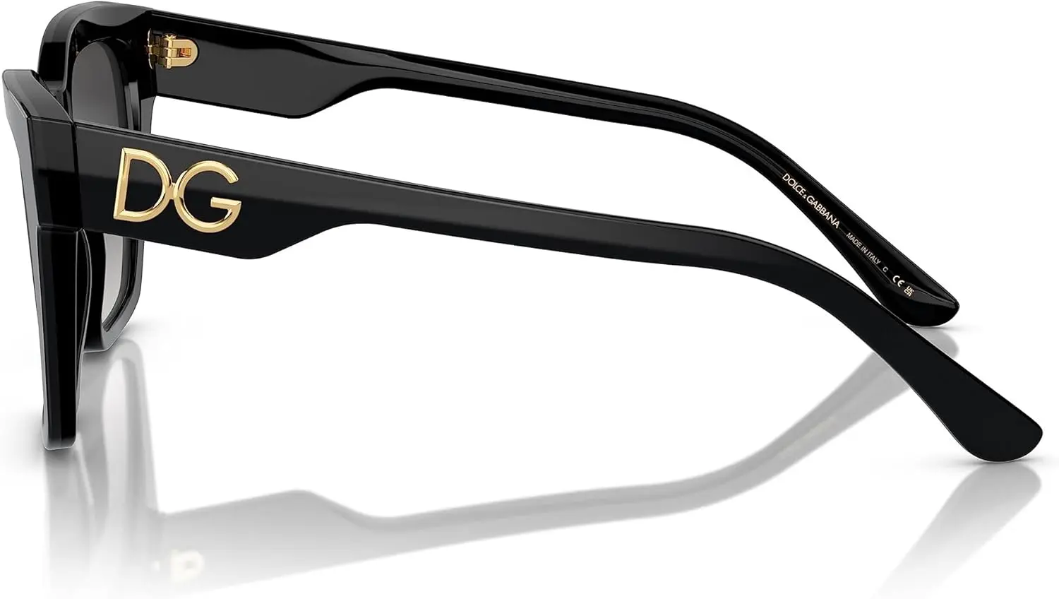 Dolce & Gabbana Women's Round Fashion Sunglasses, Black/Grey Gradient, One Size image 2