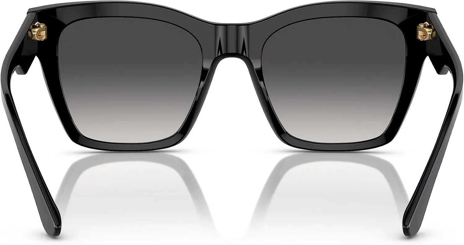 Dolce & Gabbana Women's Round Fashion Sunglasses, Black/Grey Gradient, One Size image 3