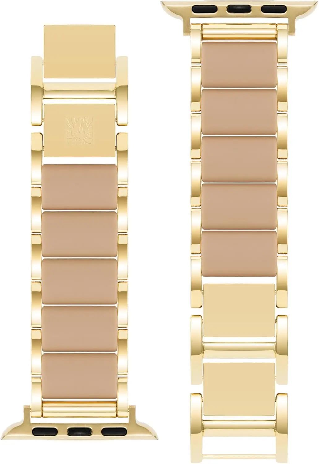 Anne Klein Rubberized Fashion Bracelet for Apple Watch, Secure, Adjustable, Apple Watch Replacement Band, Fits Most Wrists image 3