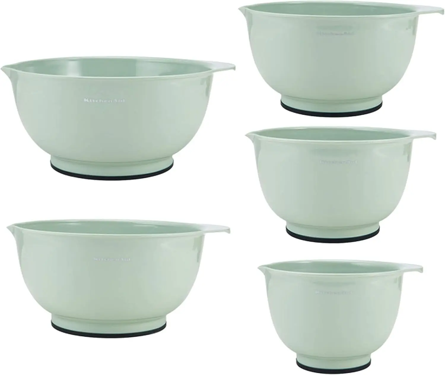 KitchenAid - KE178OSPIA KitchenAid Classic Mixing Bowls, Set of 5, Pistachio image 1