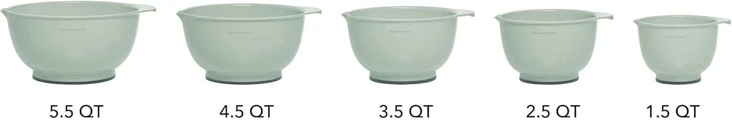 KitchenAid - KE178OSPIA KitchenAid Classic Mixing Bowls, Set of 5, Pistachio image 3