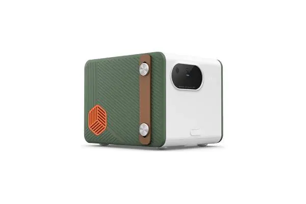 BenQ GS50 1080p Wireless Outdoor Projector | Smart Android TV | WiFi & Bluetooth | 2.1 Channel Speakers with Extra Bass | HDR10 | Autofocus & Keystone | Portable Movie Projector for Camping & Home image