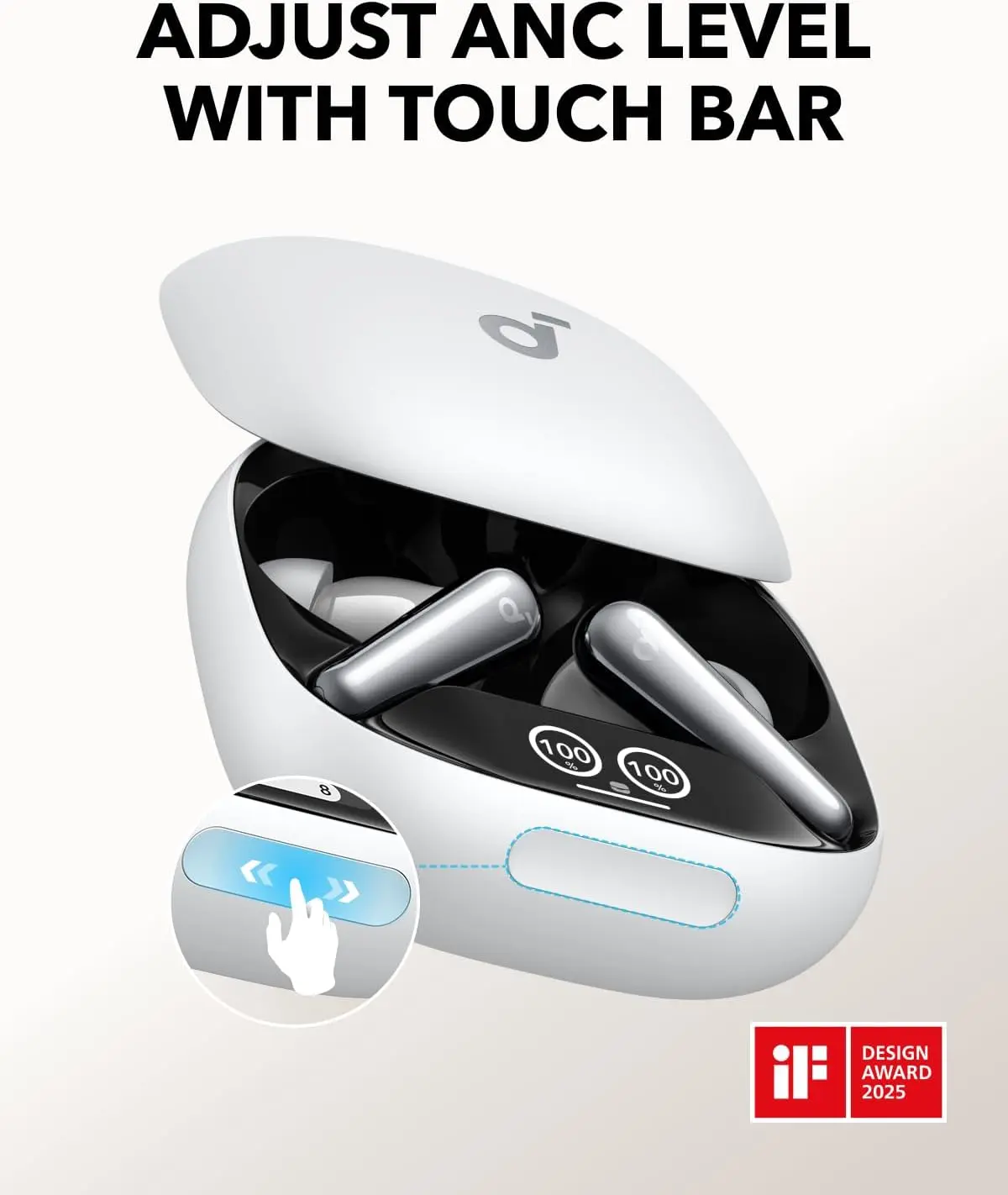 Soundcore Liberty 4 Pro by Anker, Noise Cancelling Wireless Earbuds, 7-Sensor and Real-Time Adaptive Noise Cancelling, 2× Faster Charging, Studio-Level Hi-Fi Music, Clear Calls with 6 Mics and AI image 2