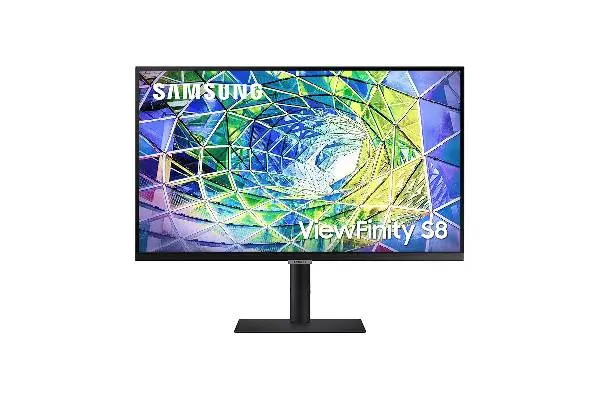 Samsung 27” S80UA 4K UHD IPS HDR10 High Resolution Monitor, USB-C, Eye Saver Mode, Eco Saving Plus, LS27A804UJNXGO, 2025, 3 Year Warranty image