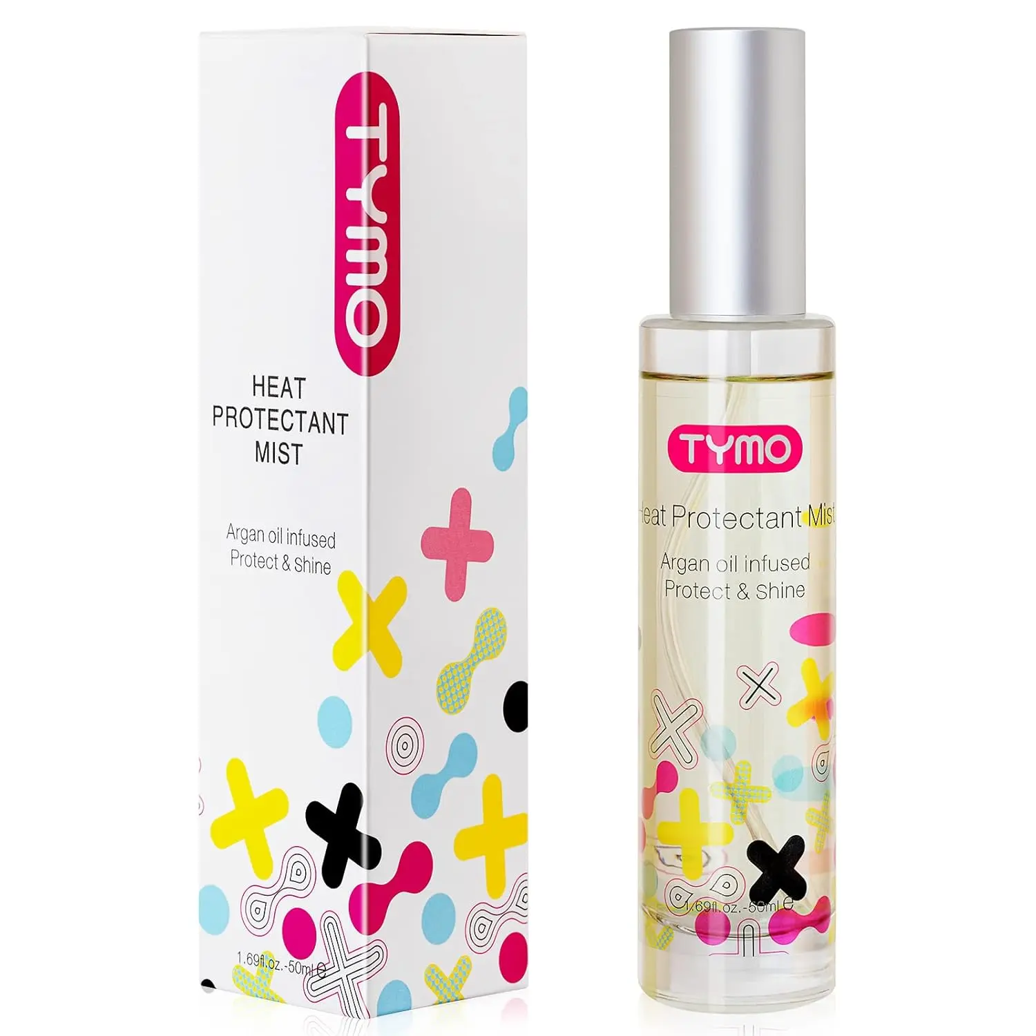 TYMO Heat Protectant Spray for Hair with Argan Oil for Styling Tools, Heat Protection Spray to Smooth & Hydrate, Natural Clean Formulation, Multi-benefit Treatment, Lightweight for All Hair Types image 9