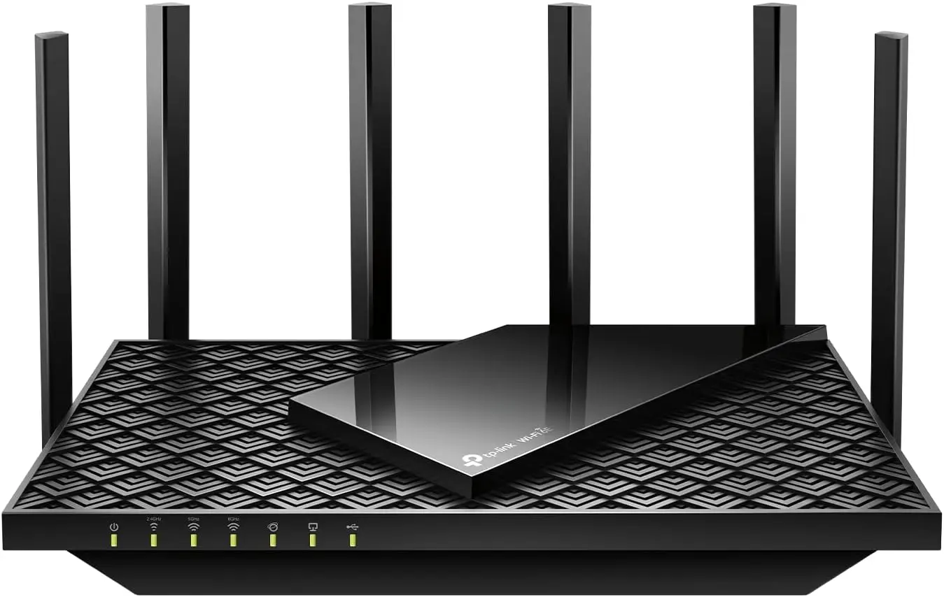 TP-Link AXE5400 Tri-Band WiFi 6E Router (Archer AXE75)- Gigabit Wireless Internet Router, ax Router for Gaming, VPN Router, OneMesh, WPA3, Black image 1
