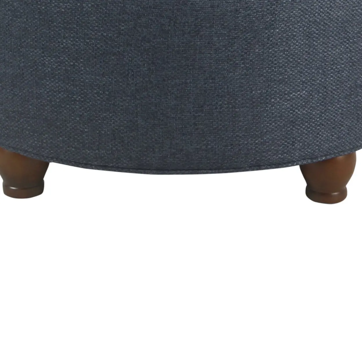 HomePop Large Tufted Round Storage Ottoman, Multiple Colors image 4
