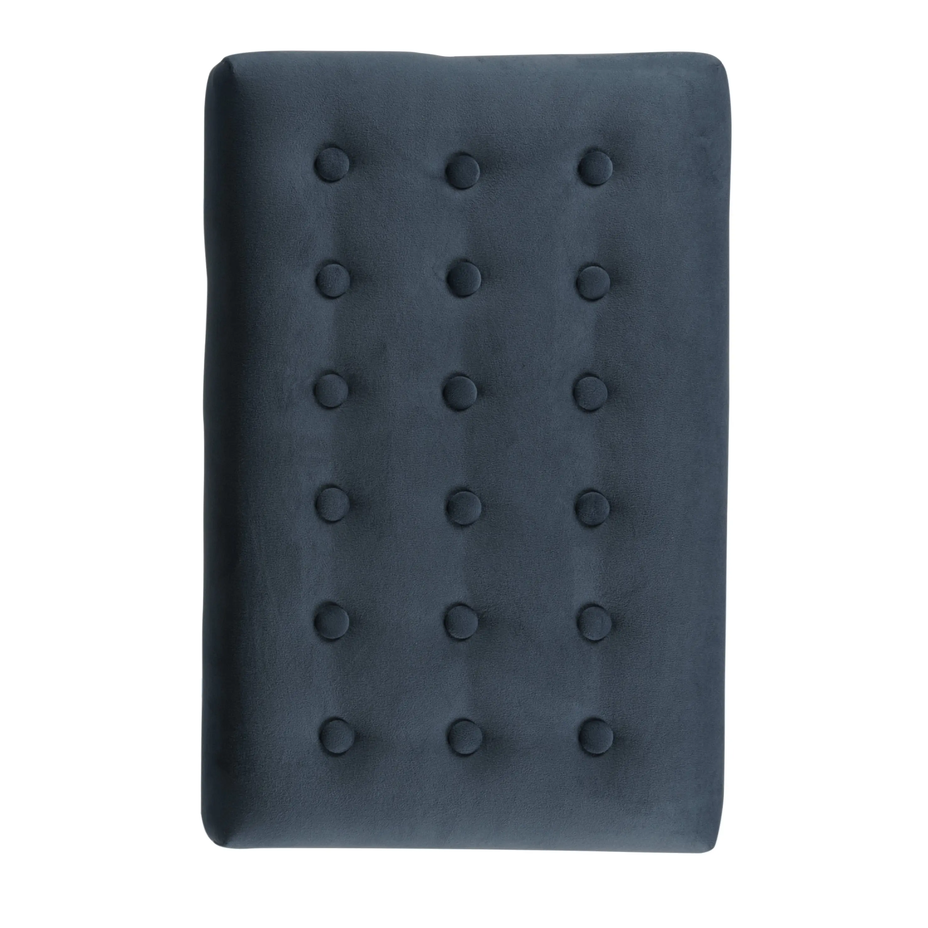 HomePop Decorative Velvet Tufted Ottoman, Multiple Colors image 8