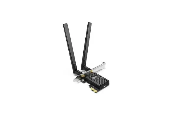 TP-Link WiFi 6 PCIe WiFi Card for Desktop PC AX3000 (Archer TX55E), Bluetooth 5.2, WPA3, 802.11ax Dual Band Wireless Adapter with MU-MIMO, Ultra-Low Latency, Supports Windows 11, 10 (64bit) Only image