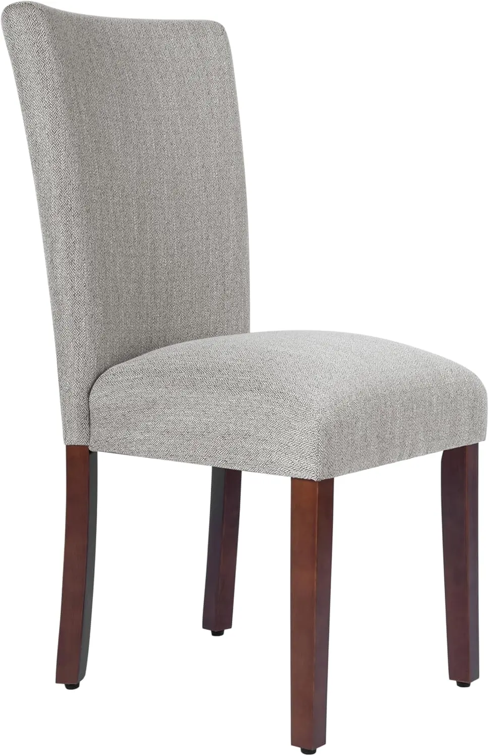 HomePop Parsons Classic Upholstered Accent Dining Chair, Single Pack, Light Grey image 1