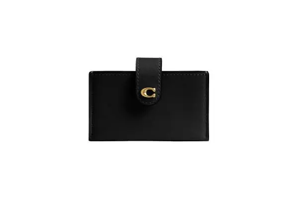 Coach Women's Essential Multi Card Holder Accessory-Travel Wallet, B4/Black image