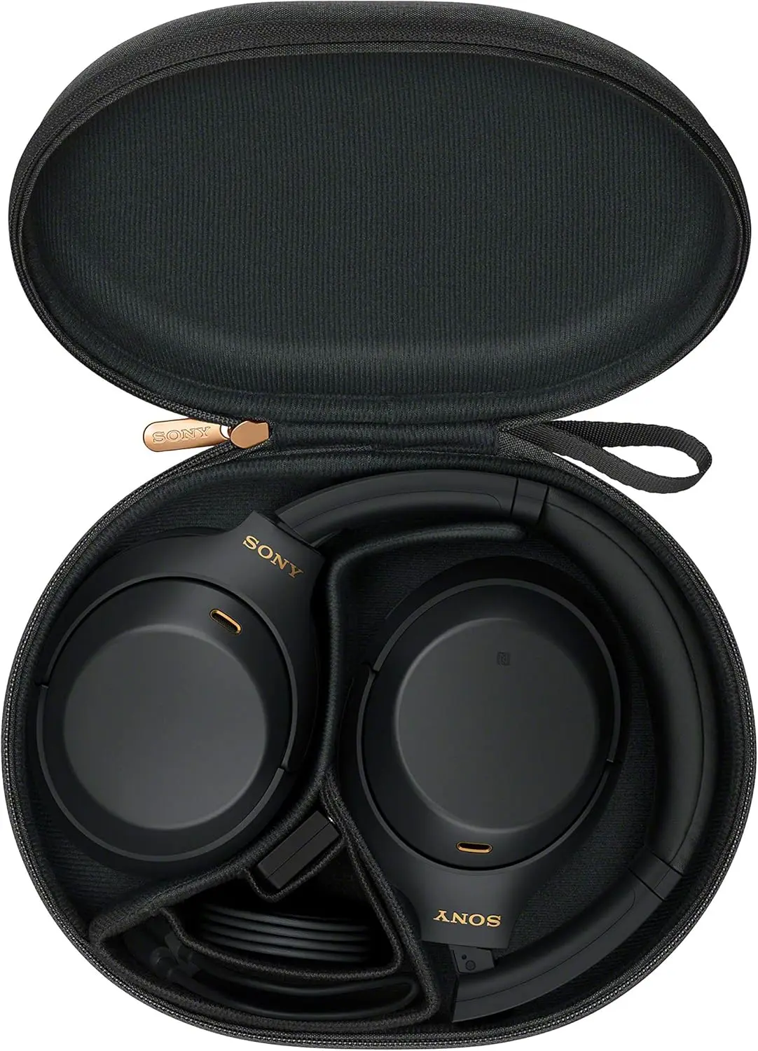 Sony WH-1000XM4 Wireless Premium Noise Canceling Overhead Headphones with Mic for Phone-Call and Alexa Voice Control, Black WH1000XM4 image 10