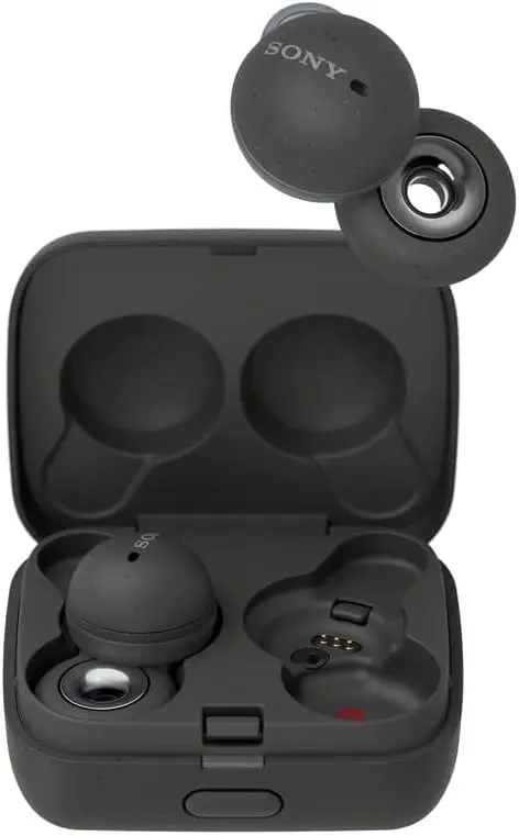 Sony LinkBuds Truly Wireless Earbud Headphones with an Open-Ring Design for Ambient Sounds and Alexa Built-in, Bluetooth Ear Buds Compatible with iPhone and Android, Gray image 2