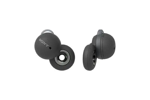 Sony LinkBuds Truly Wireless Earbud Headphones with an Open-Ring Design for Ambient Sounds and Alexa Built-in, Bluetooth Ear Buds Compatible with iPhone and Android, Gray image