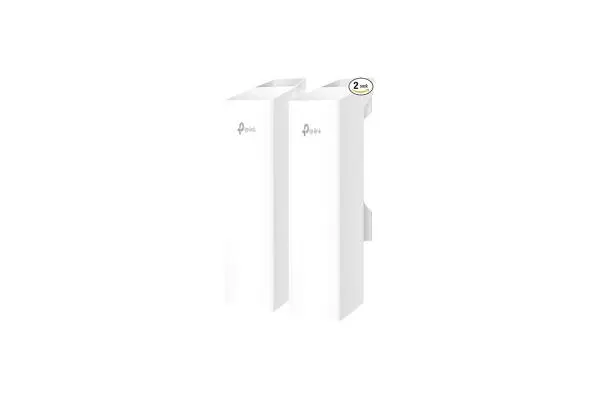 TP-Link Omada Point to Point Wireless Bridge Outdoor | 5GHz | 867Mbps | PtP&PtMP | 1km, 0.6mile | 3 Gigabit Ports | PoE or DC Powered | IP65 Weatherproof | Preconfigured, Plug&Play(EAP211-Bridge KIT) image