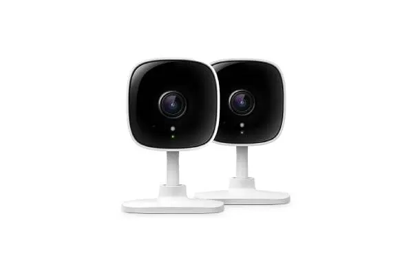 TP-Link Tapo 2K Security Camera for Baby Monitor, Dog Camera w/Motion Detection, 2-Way Audio, Night Vision, Cloud & SD Card Storage (Up to 256 GB), Works w/Alexa & Google Home, 2-Pack (Tapo C110P2) image