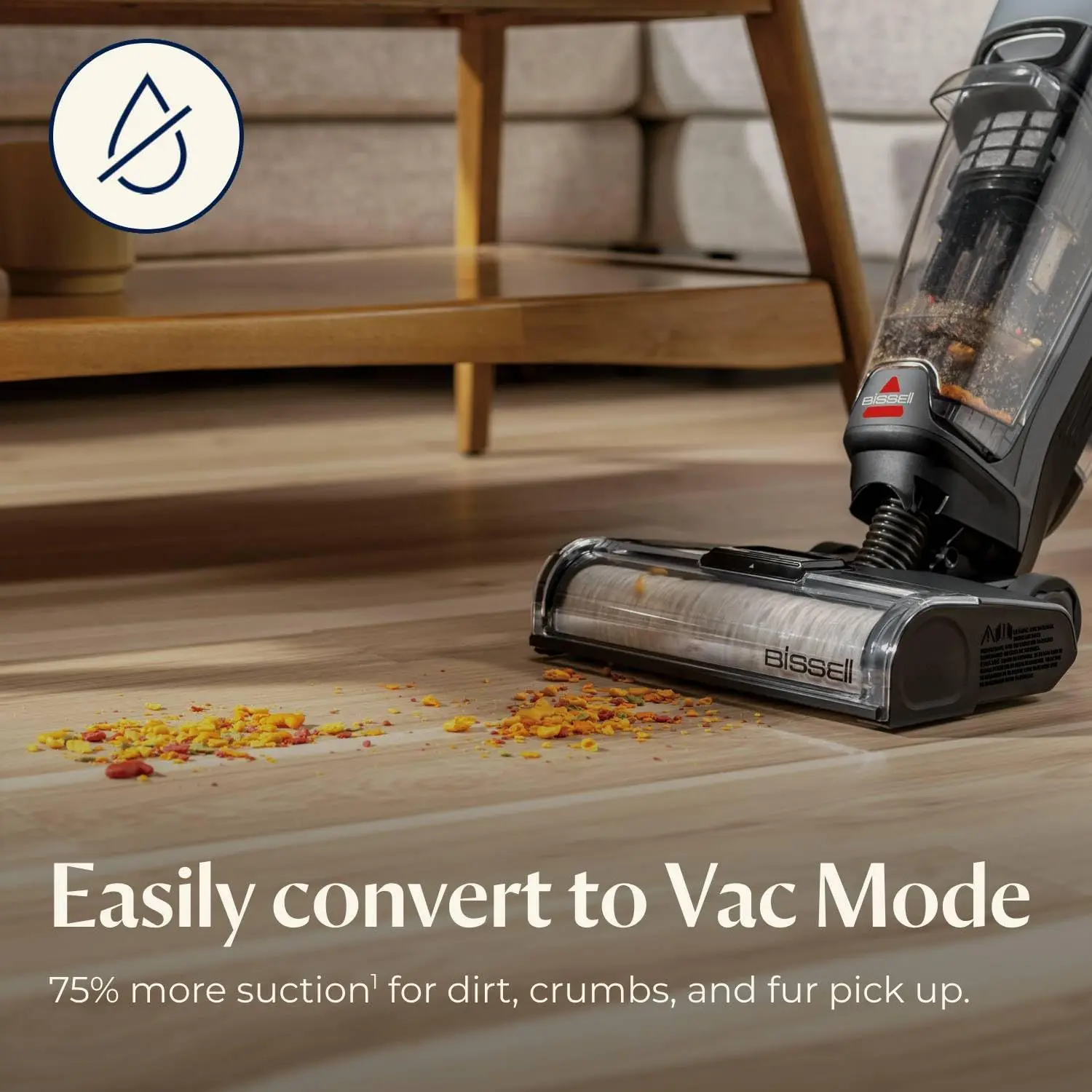 Bissell® CrossWave® OmniForce™ Cordless Multi-Surface Hard Floor Cleaner Wet Dry Vacuum with Dedicated Dry Vacuum Mode, 3882 image 3
