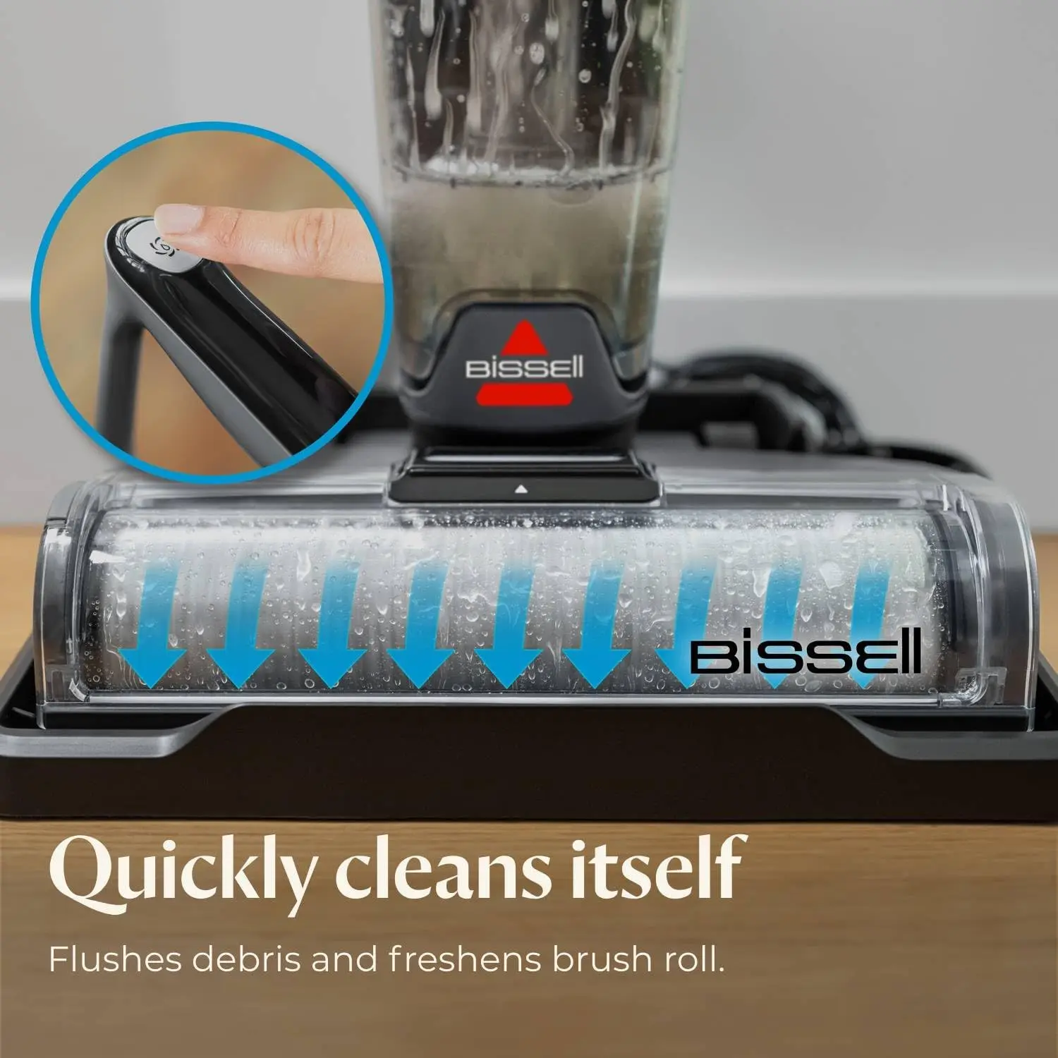 Bissell® CrossWave® OmniForce™ Cordless Multi-Surface Hard Floor Cleaner Wet Dry Vacuum with Dedicated Dry Vacuum Mode, 3882 image 6