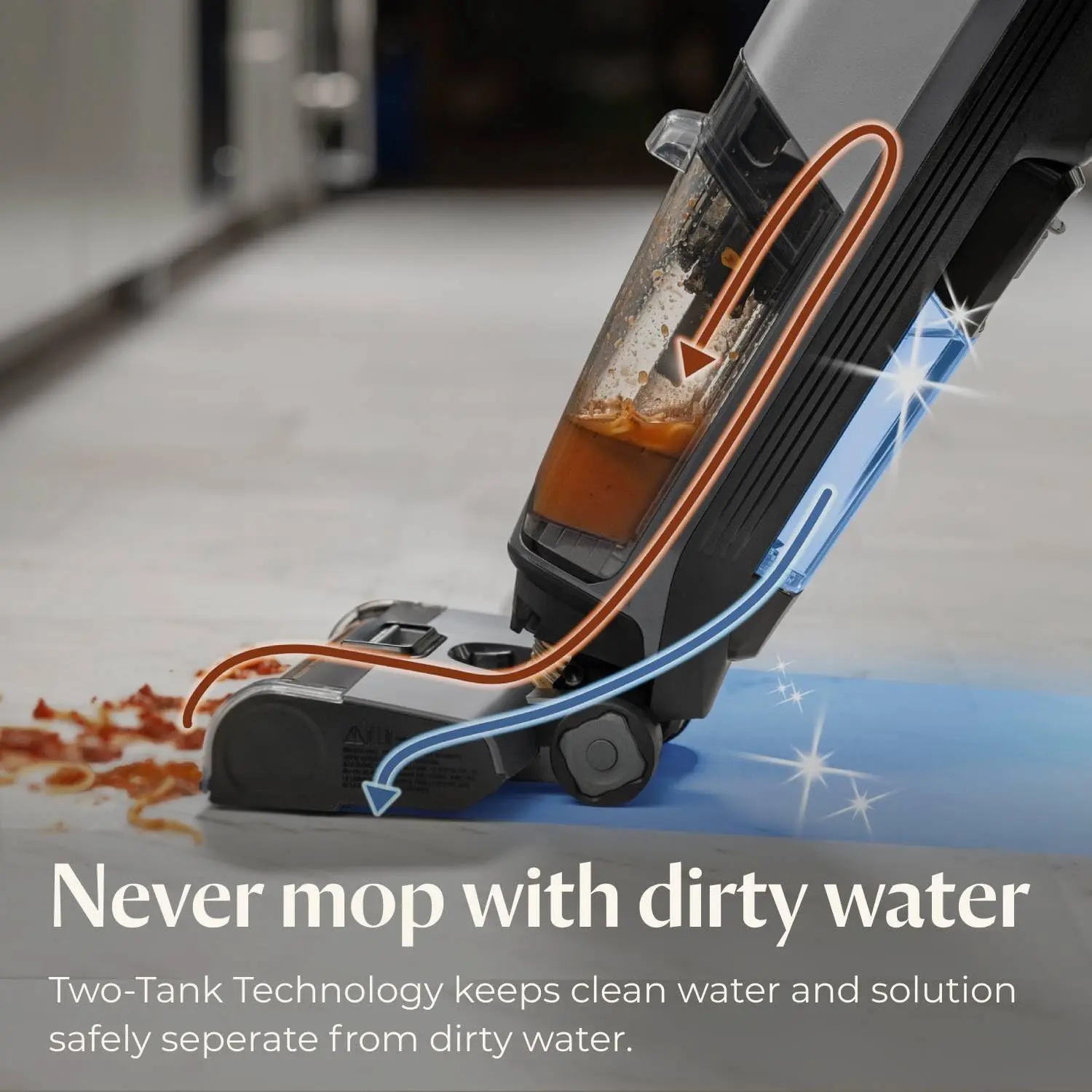 Bissell® CrossWave® OmniForce™ Cordless Multi-Surface Hard Floor Cleaner Wet Dry Vacuum with Dedicated Dry Vacuum Mode, 3882 image 7