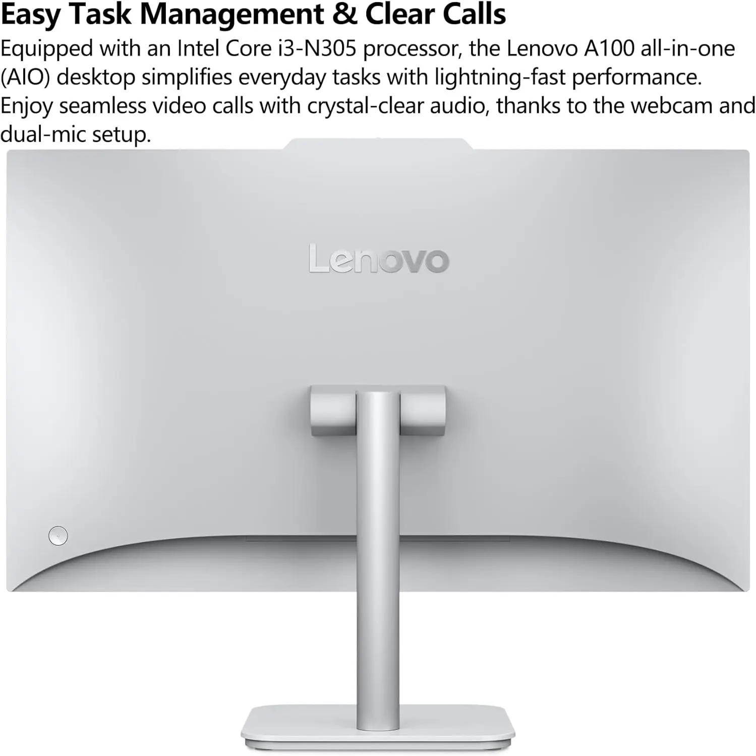 Lenovo 24 All-in-One Desktop Computer for Home Office, 23.8" FHD Business AIO, Intel 8-Core Processor (Beat i5-1140G7), 32GB DDR4 RAM, 1TB PCIe SSD, WiFi 6, Bluetooth 5.2, Windows 11 Pro, Vent-Hear image 4