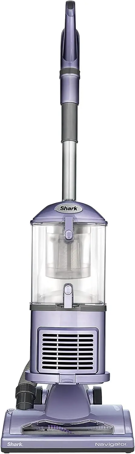 Shark NV352 Navigator Lift Away Upright Vacuum, Hepa Filter, Anti-Allergen Technology, Swivel Steering, Ideal for Carpet, Stairs, & Bare Floors, with Wide Upholstery & Crevice Tools, Lavender image 1