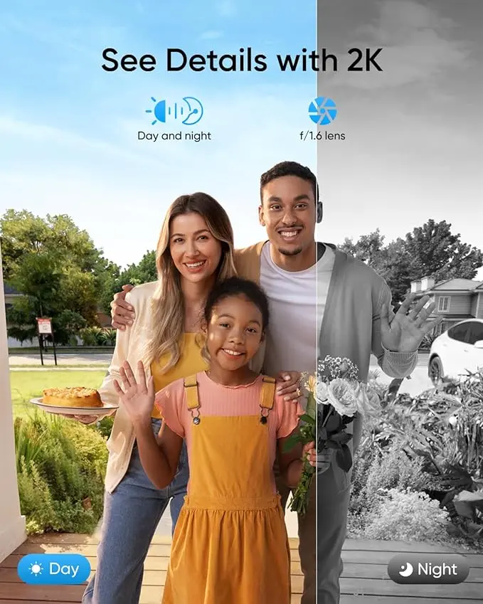 eufy Security Video Smart Lock E330, 3-in-1 Camera+Doorbell+Fingerprint Keyless Entry Door Lock, Smart Built-in Wi-Fi Deadbolt for Front Door, Auto Lock, App Remote Control, Easy Installation image 3