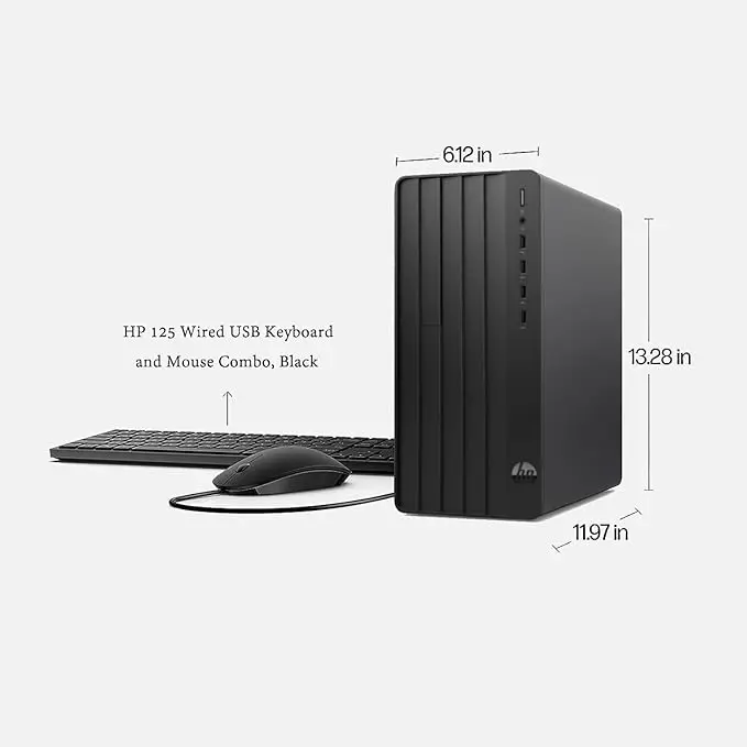 HP Desktop Computers Tower PC for Home Business Student, Intel 6-Core i5-12500 (Beat i7-11700), 32GB DDR4 RAM, 1TB PCIe SSD, WiFi, Bluetooth, RJ-45, Keyboard and Mouse, Windows 11 Pro, Wendbo image 7