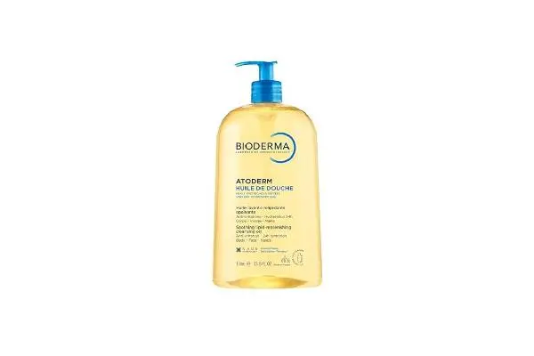 Bioderma Atoderm Shower Oil, Cleansing Oil For Face & Body, Nourishing Cleansing Oil For Dry to Atopic Sensitive Skin For Softer & Smooth Skin For Your Whole Family image